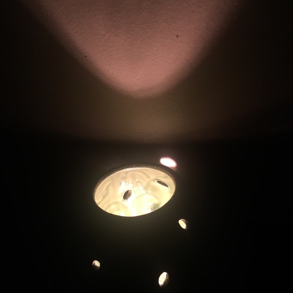 Forest green ceramic night light - Picture 4 of 5